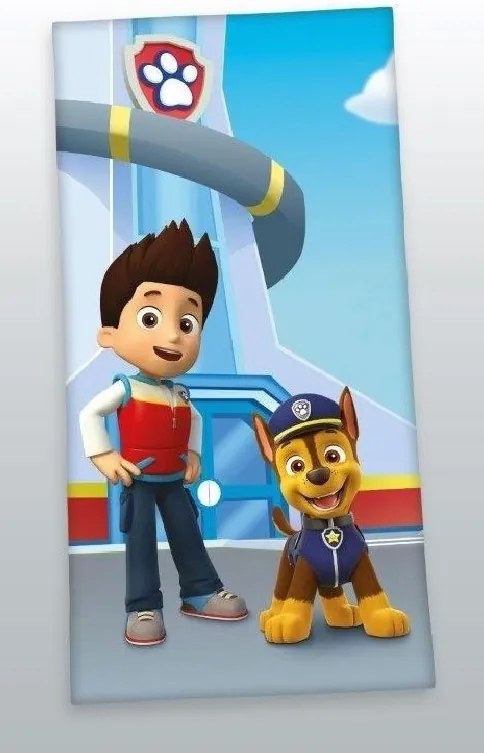 Detská osuška Paw Patrol Základňa, 70x140 cm