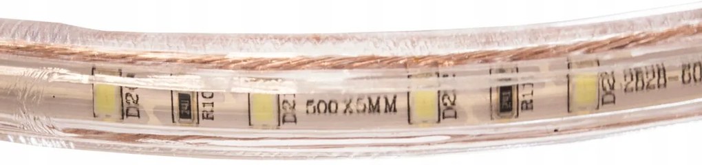 ECOLIGHT LED pásik - 230V - 1m - 120LED/m- 11W/m - IP68 - vodotesný - neutrálna biela - 14mm