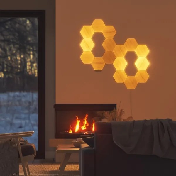 Nanoleaf NL52-K-3002HB-13PK- SADA 13x LED Stmievateľný panel HEXAGONS LED/2W/230V