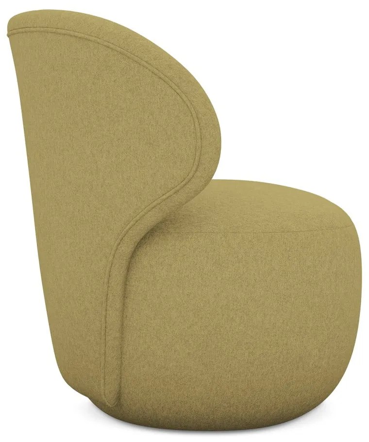 Kreslo v horčicovej farbe Kama – Makamii