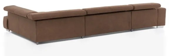 Rohová sedacia súprava do U TROPEA pravá hnedá