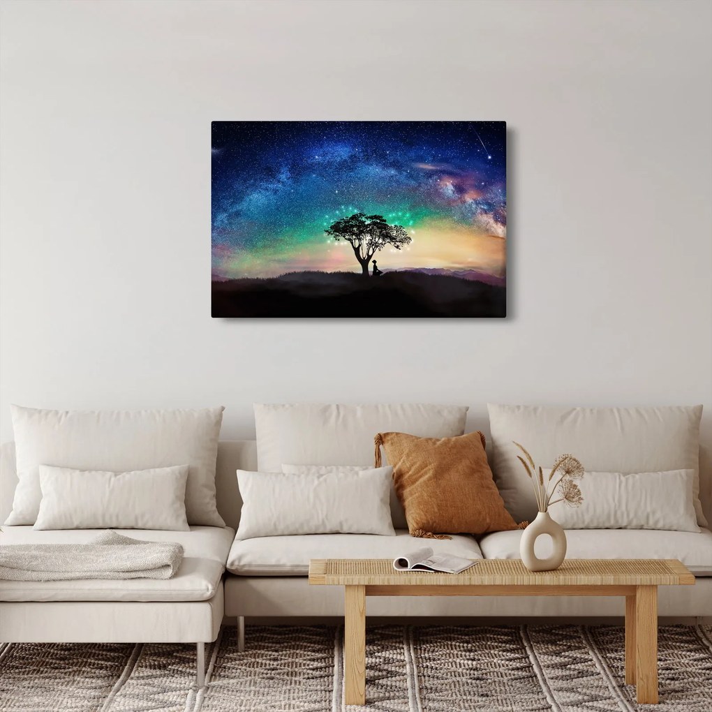 Obraz - Odpočinok pod hviezdami (90x60 cm)