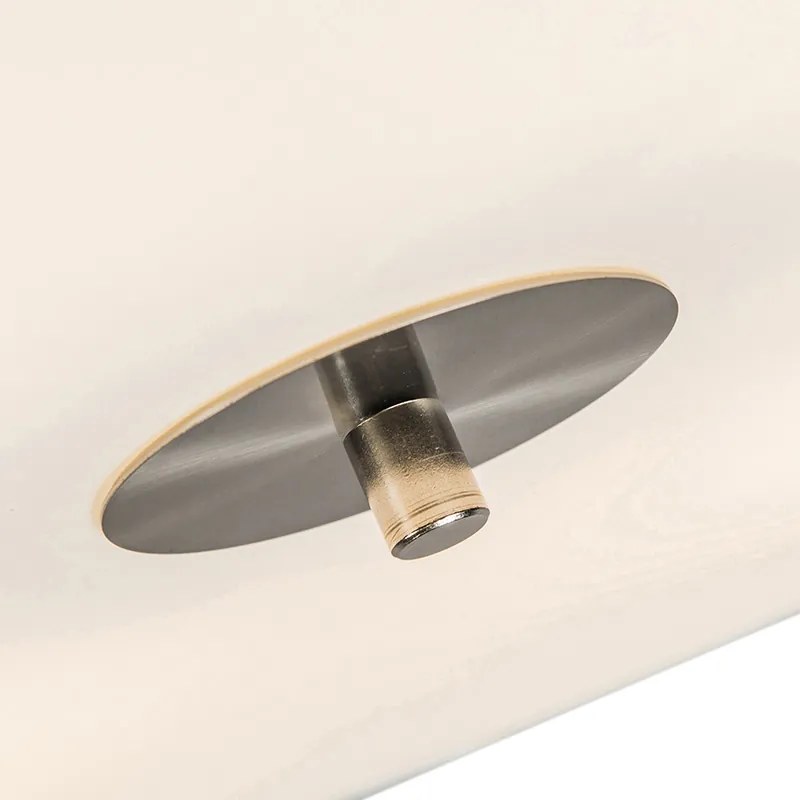 Inteligentné stropné svietidlo biele 50 cm vrátane 4 Wifi A60 - Drum Jute