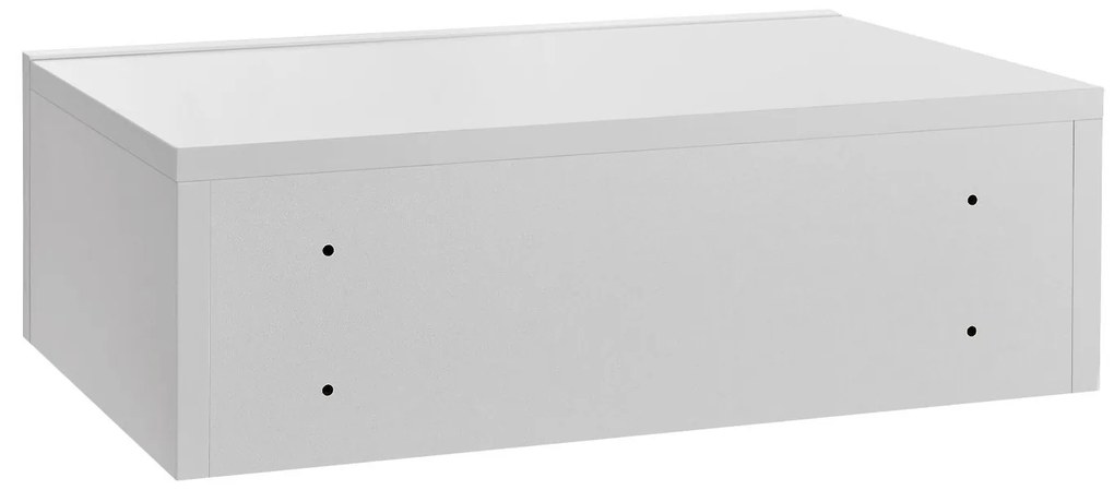 InternetovaZahrada Sada 2 závesných nočných stolíkov - biela