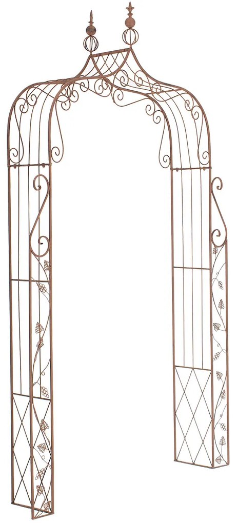 Oblúk na ruže Wine - Hnedá antik