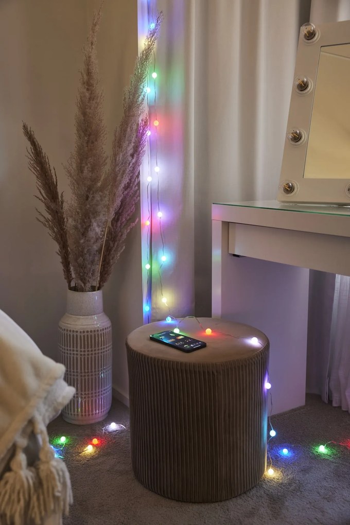 STAR TRADING Chytrá LED svetelná reťaz Fairy – 66 žiaroviek