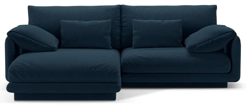 Tmavomodrá rohová pohovka (ľavý roh) Torino – Micadoni Home