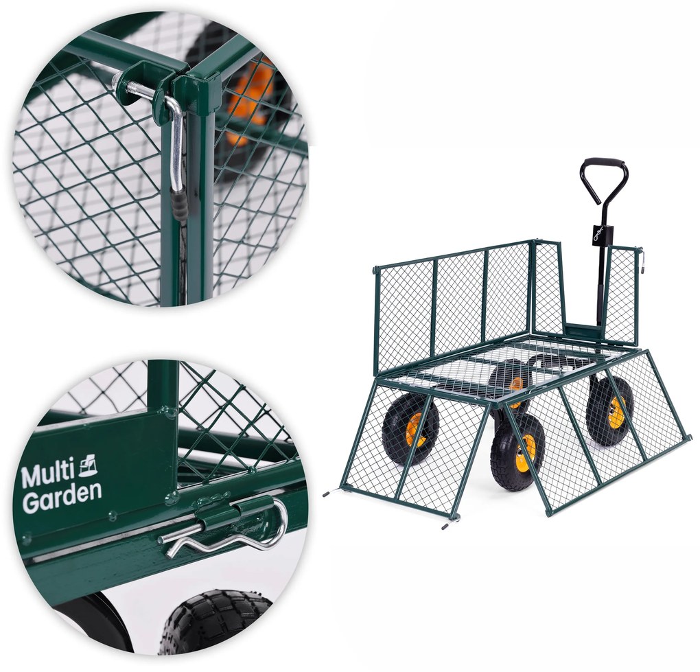 Záhradný transportný vozík 400 kg za traktor, MultiGarden