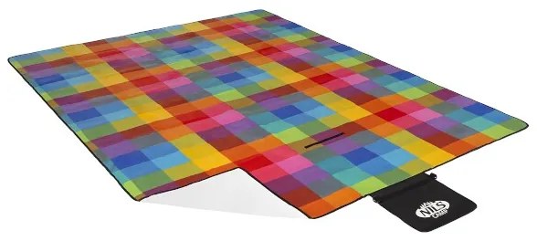 Pikniková deka 200 x 250 cm NILS Camp NC2221 - kocky