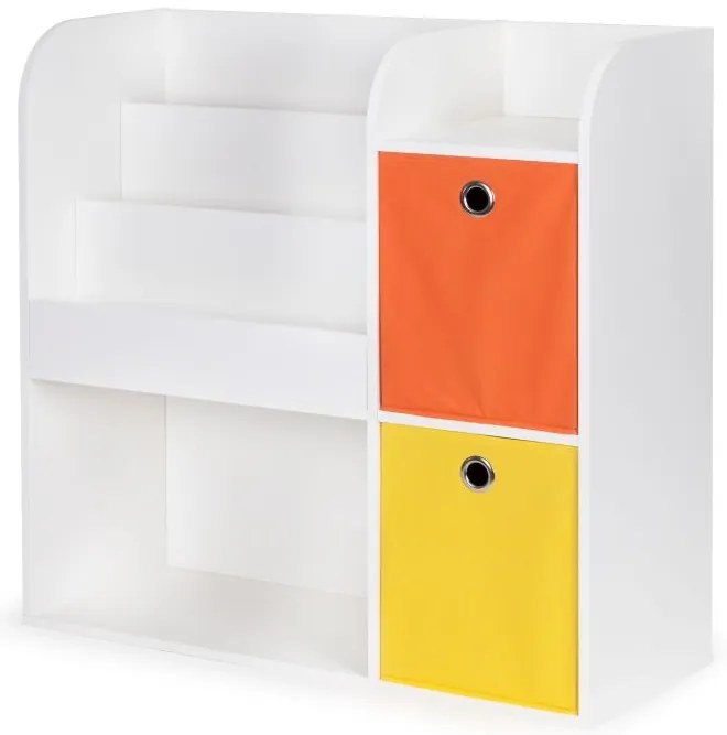 Biely drevený organizer do detskej izby