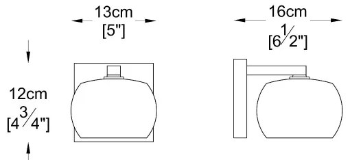 Zuma Line W0076-01A-B5FZ - Krištáľové nástenné svietidlo CRYSTAL 1xG9/42W/230V