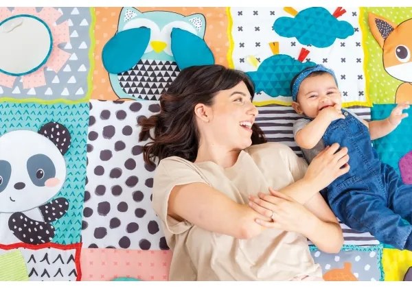 Infantino - Detská hracia podložka MAXI ZOO