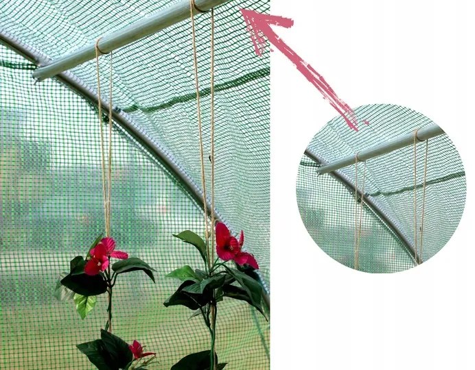 Fóliovník s 8 segmentmi STRETCH 1000x400 cm zelený