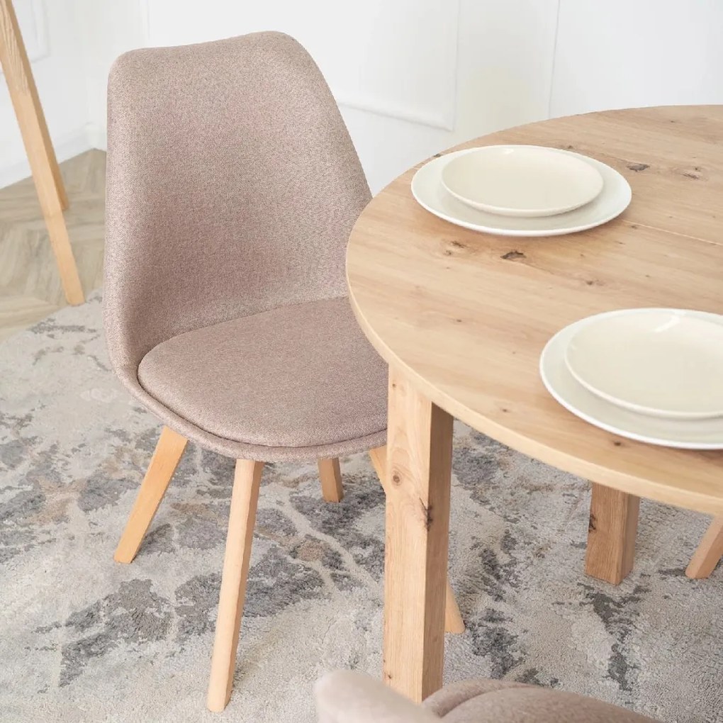 PROXIMA.store - Čalúnená jedálenska stolička NEVEL FARBA: čierna