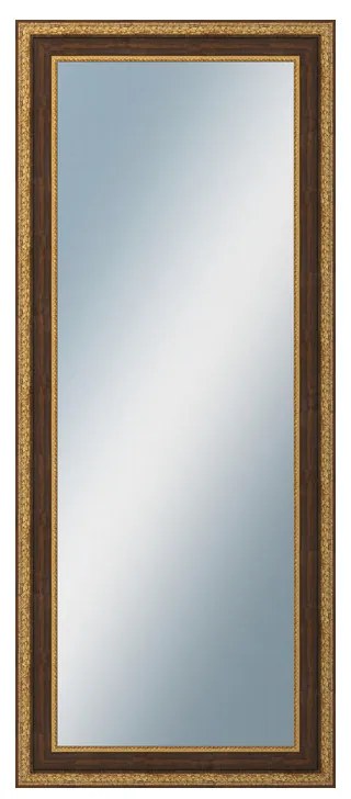 DANTIK - Zrkadlo v rámu, rozmer s rámom 50x120 cm z lišty KLASIK hnedá (3004)
