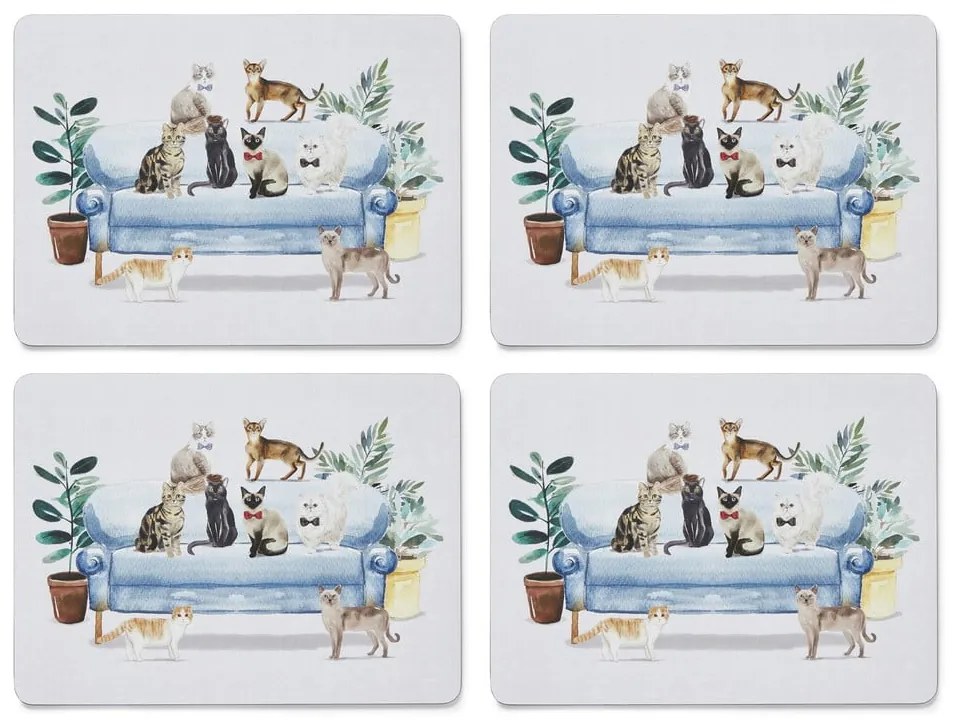 Prestieranie a tácky v súprave 8 ks Curious Cats – Cooksmart ®