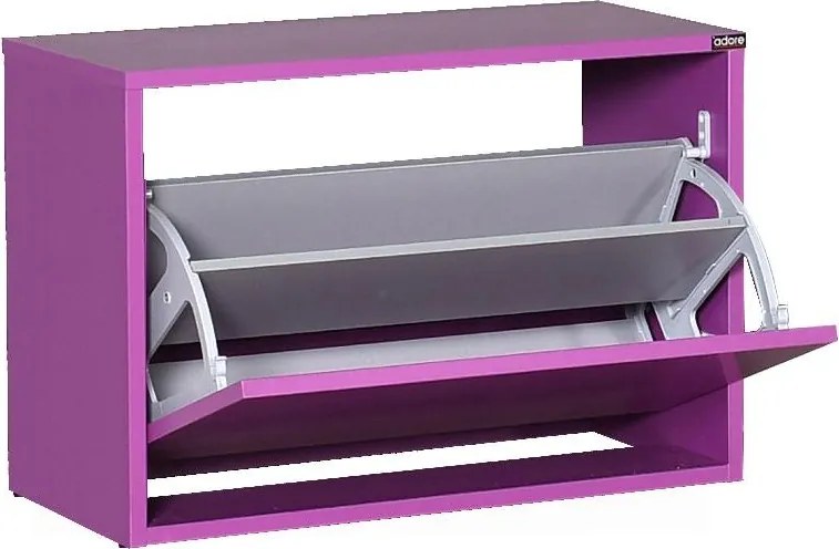 Botník (skrinka na topánky) Tosina 1 (fialová). Akcia -13%. Vlastná spoľahlivá doprava až k Vám domov. 1094533