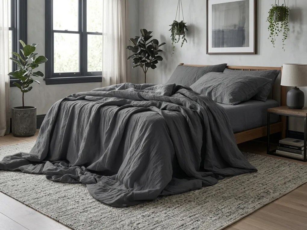 Mušelínové obliečky MUSSARI sivé Rozmer obliečky: 2 ks 70 x 90 cm | 200 x 220 cm