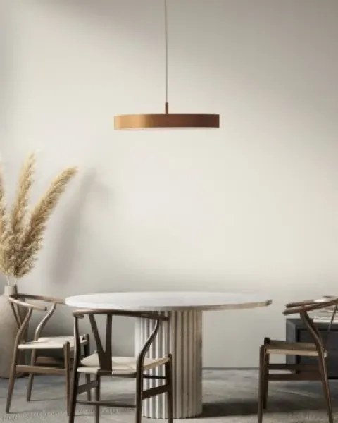 Moderný LED luster Marcello CCT 60 Cct zlatá s diaľkovým ovládaním