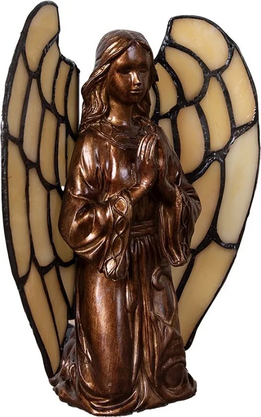 Dekorativná lampa Tiffany anděl - 20*18 cm 1x E14 / Max 40W