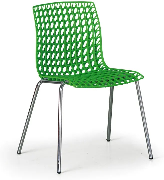 Stolička Perfo 3+1 ZADARMO, zelená