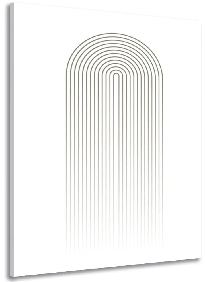 Obraz minimalistická dúha Mid-Century