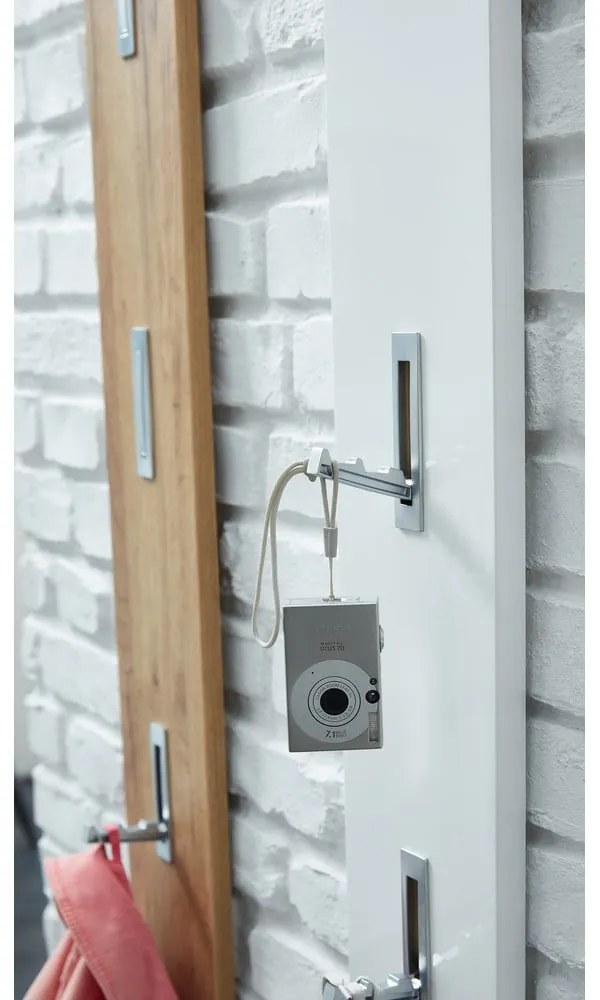 Biely nástenný vešiak Adana – Germania