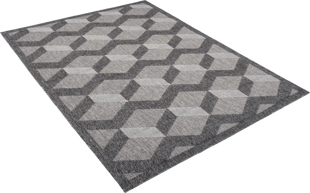 TA Koberec FG40A TMAVO ŠEDÁ CANSAS FOW Rozmer: 160x230 cm