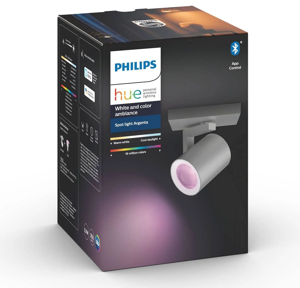 Philips Hue Argenta bodové LED svetlo 1-pl. hliník