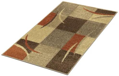 Koberce Breno Kusový koberec PORTLAND 3064/AY3J, hnedá, viacfarebná,133 x 190 cm