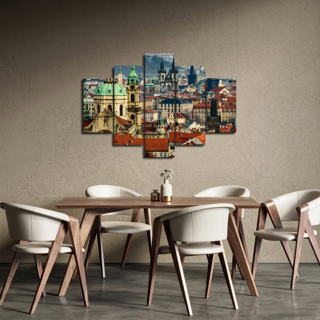Obraz - Panorama Prahy (150x105 cm)