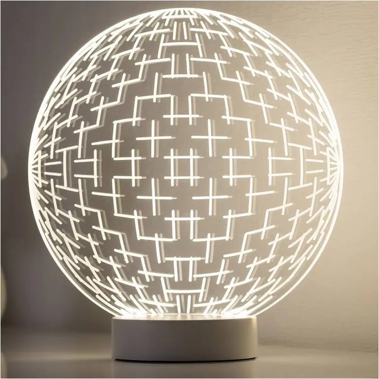 Paulmann Paulmann 79533 - LED Stolná lampa WOOL LED/3W/230V W0803E
