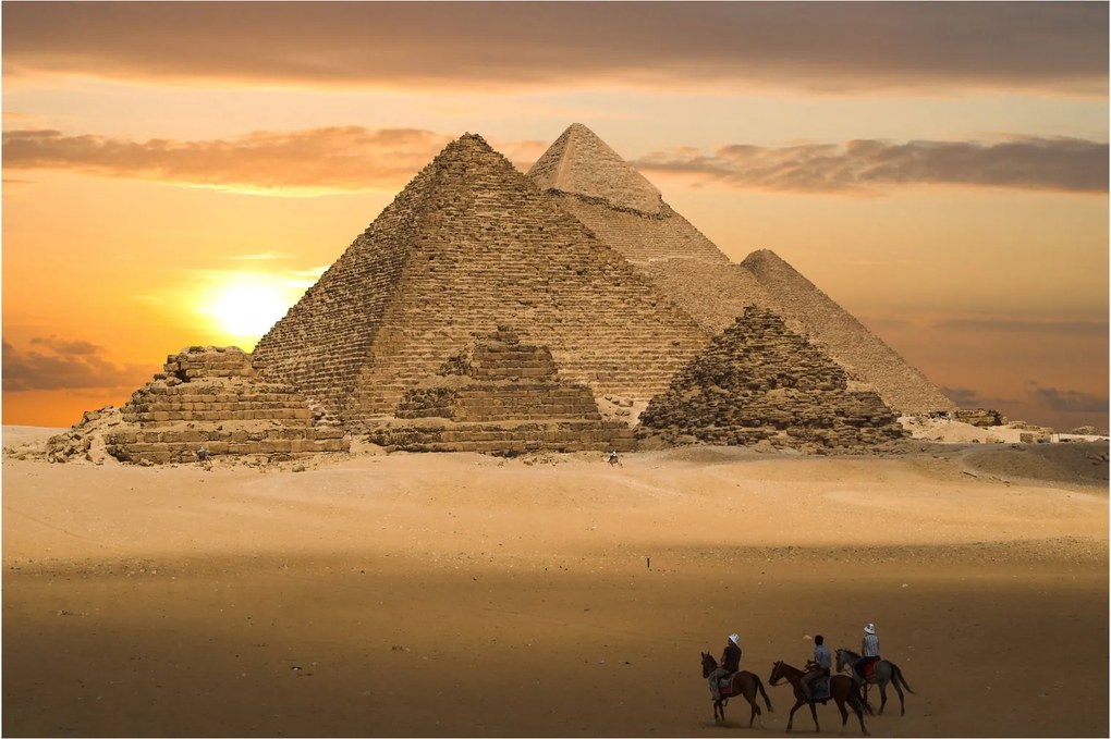 Obraz - Pyramídy (90x60 cm)