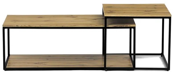 Autronic BONTEC Konferenčný stolík 100x50cm, mdf, divoký dub, CT-X7123 OAK Farba: Prírodné