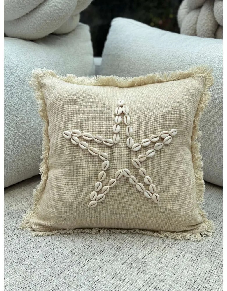 Bavlnená obliečka na vankúš 43x43 cm Seashells – Mioli Decor