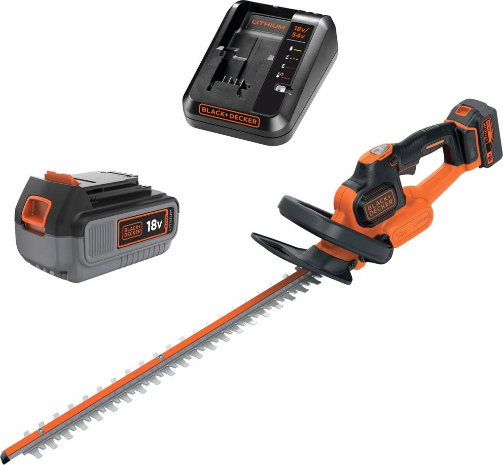 Akumulátorové nožnice na živý plot Black&Decker GTC18504PC-QW Aku nabíjačka