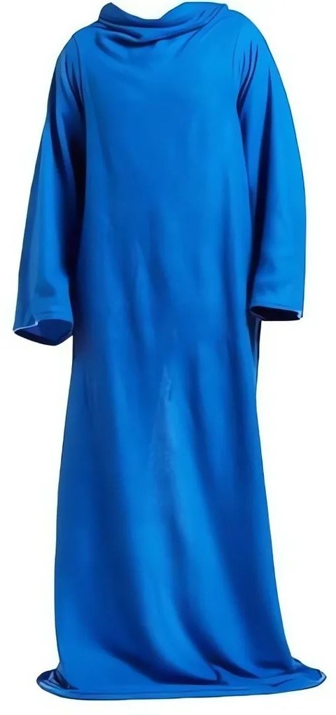 Verk Fleecová TV deka s rukávmi Snuggie 180 x 140 cm modrá