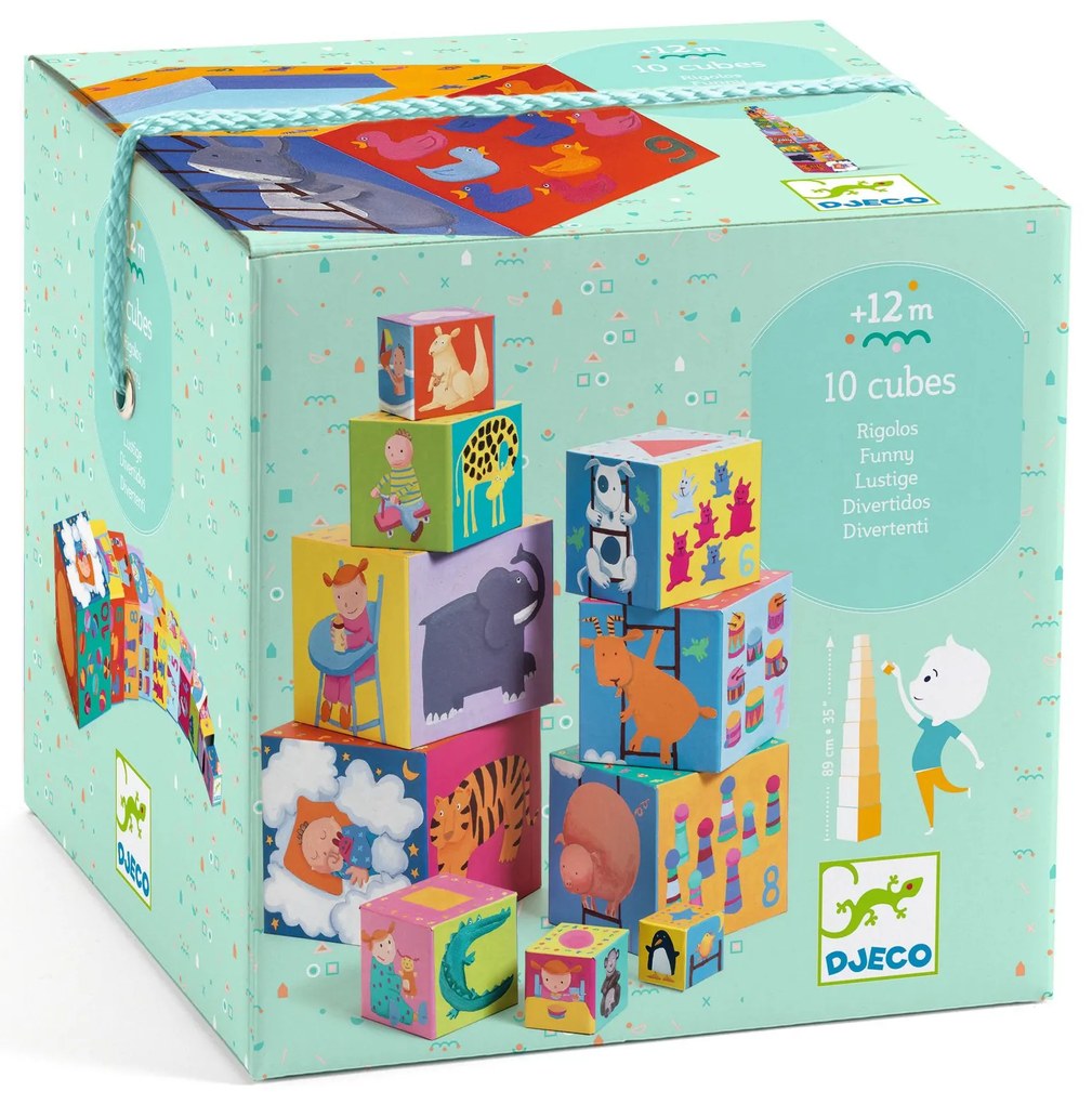 Skladacie kocky pyramída – Môj deň