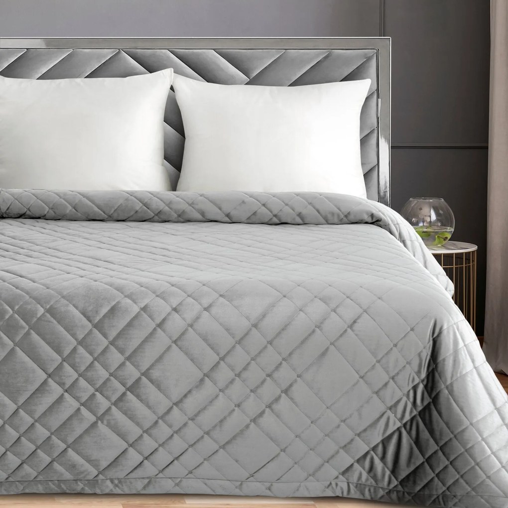 PREHOZ NA POSTEĽ RIA6 170X210 CM STRIEBORNÝ