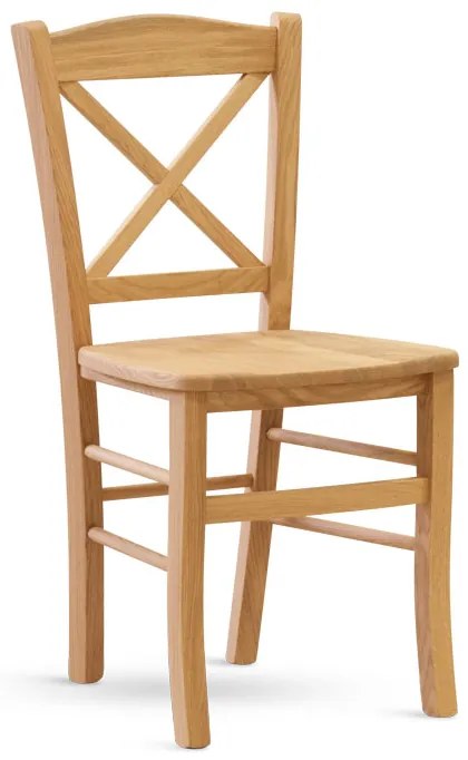 Stima Stolička CLAYTON s masívnym sedákom Vyberte odtieň ->: Biela (lak)