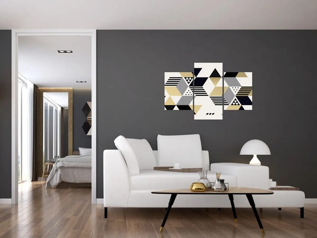 Obraz - Geometrické tvary N⁰1 (90x60 cm)