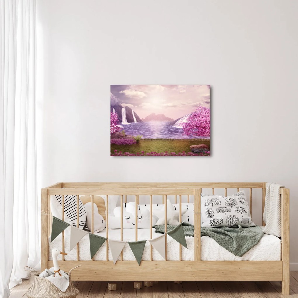 Obraz jazera (70x50 cm)