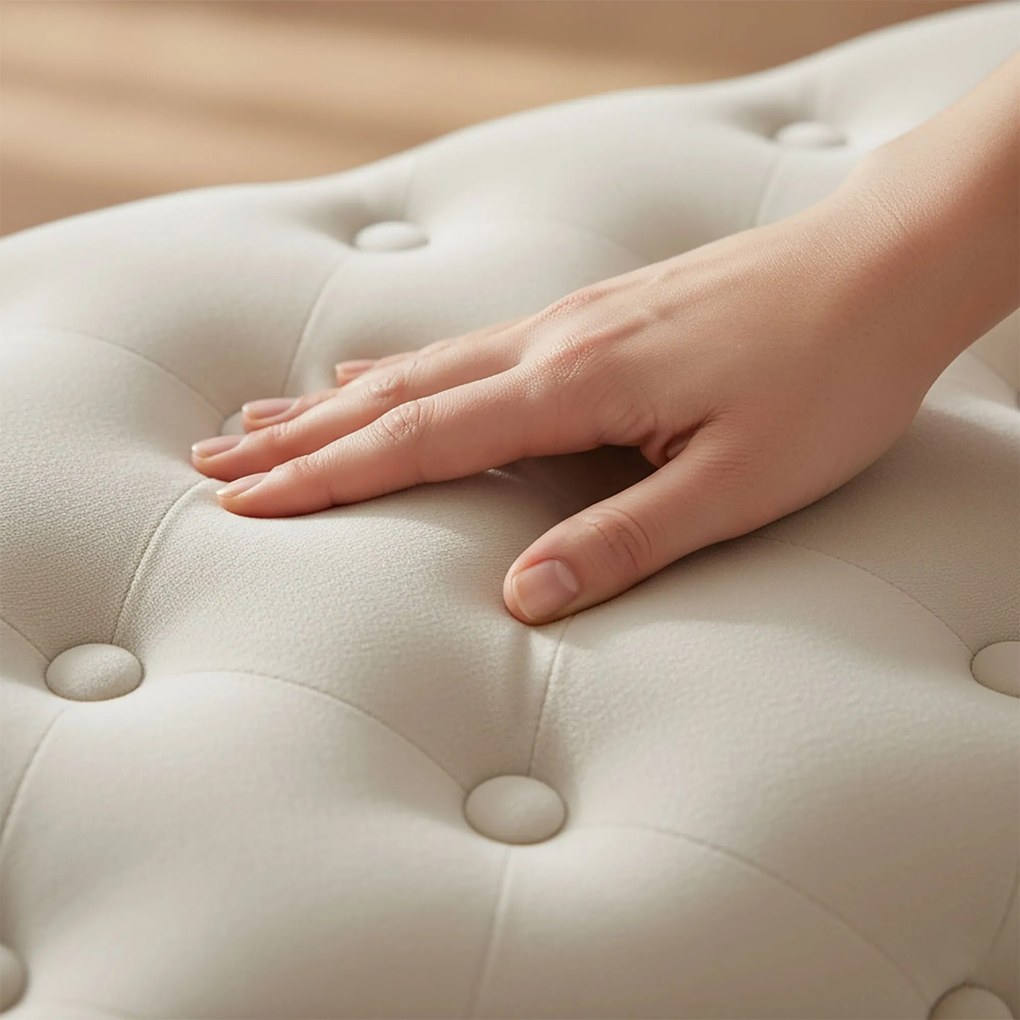 Taburet Madrid béžový