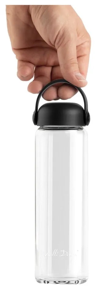 Čierna sklenená fľaša 540 ml Fuori – Vialli Design