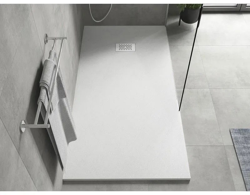 Mexen Hugo, obdĺžniková sprchová vanička SMC 170 x 90 cm, biela, biela krytka, 42109017-W