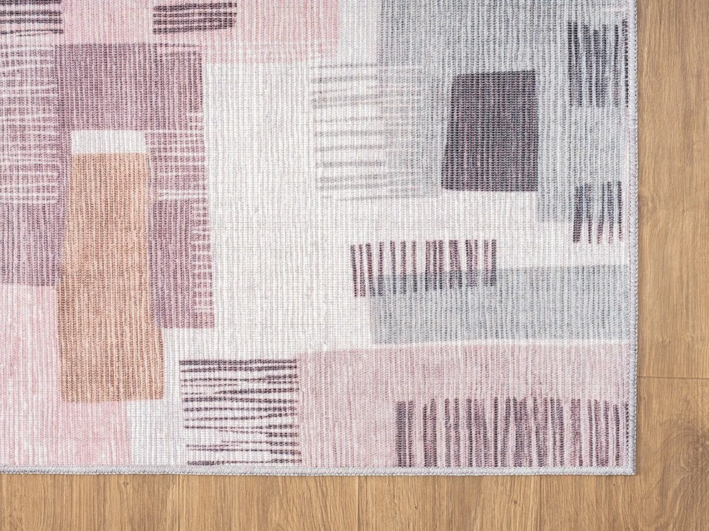 My Flair, Kusový koberec Blair CA30018 cream – na von aj na doma, 160x230, ružová, chodba / predsieň