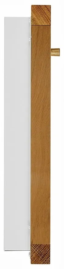 Biely nástenný vyklápací stôl Woodman Brenta