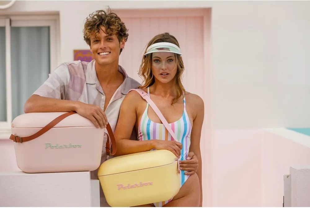 Ružový chladiaci box 12 l Pop – Polarbox