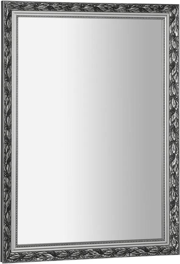 SAPHO - MELISSA zrkadlo v drevenom ráme 570x770mm, strieborná (NL394)