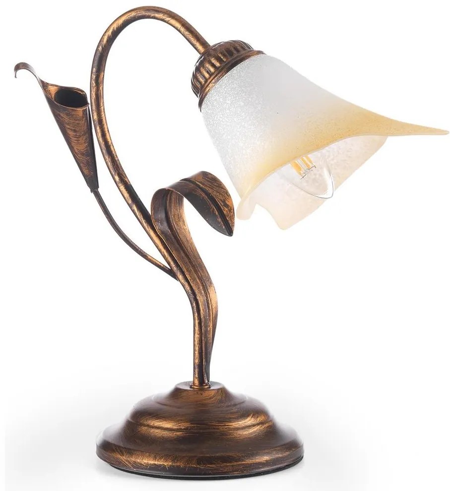 ONLI ONLI - Stolná lampa LUCREZIA 1xE14/6W/230V bronzová OL0119